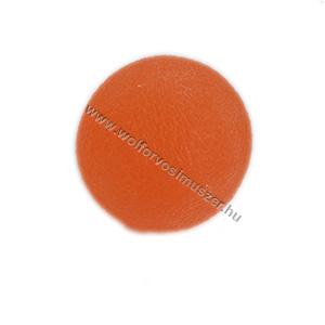 Fizikoterápiás kézerősítő labda QMED 5 cm kemény narancs