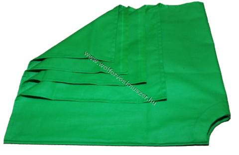 Izoláló kendö textil 80x80 cm/10 cm lyuk,zöld