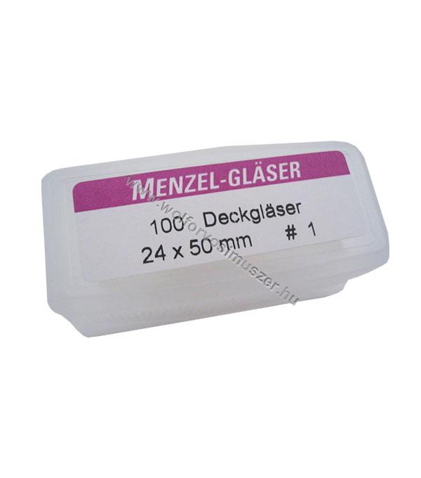 Fedőlemez MENZEL-GLASER 24x50 mm  100db/1000db - BBAD02400500A1 