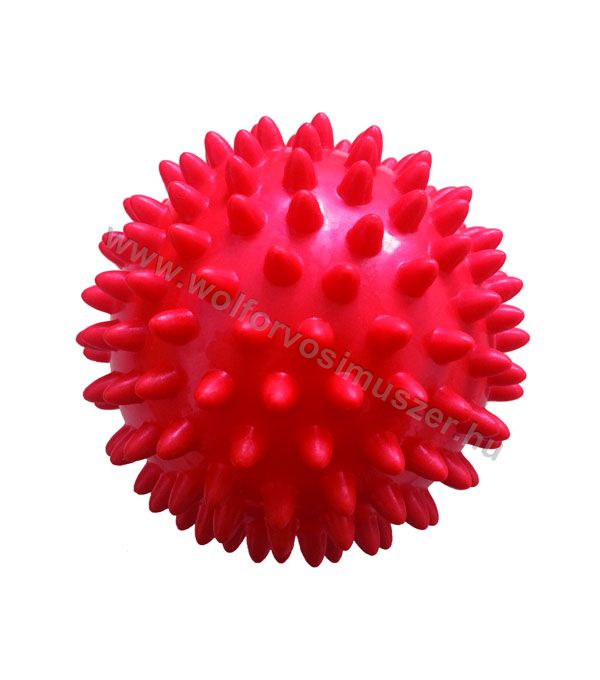 Fizikoterápiás labda süni  9 cm piros QMED 930183