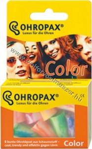 Füldugó OHROPAX ColorPlux műanyag  8 db/doboz