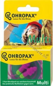 Füldugó OHROPAX Multiplux műanyag, zsinóros  1 pár/doboz