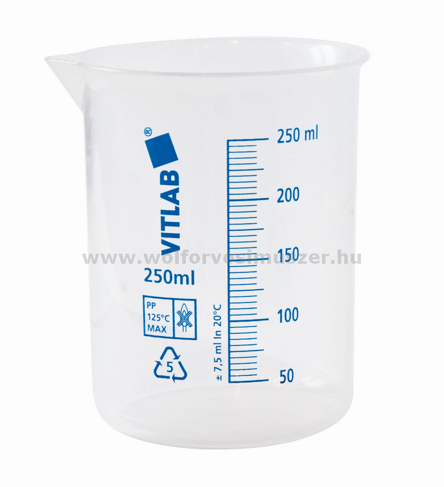 Mérőpohár műanyag  250 ml-es 213-1710