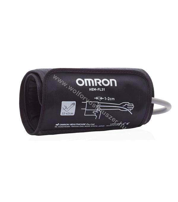 Vérnyomásmérő mandzsetta OMRON CCML2 HEM-FL31 22-42 cm merev okos új M3,6