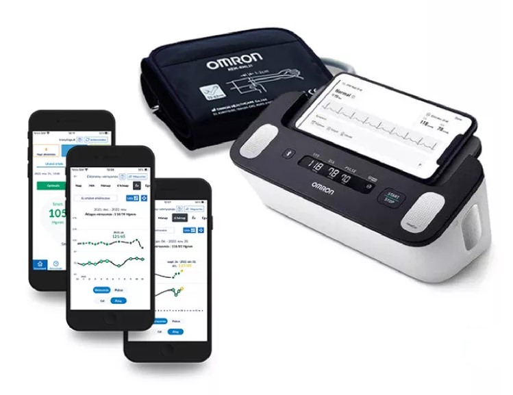 OMRON Complete vérnyomásmérő és EKG készülék (OM10-HEM-7530T-E3) 