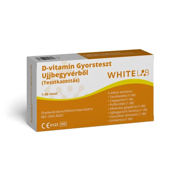 D-vitamin gyorsteszt ujjbegyvérből 1x Whitelab