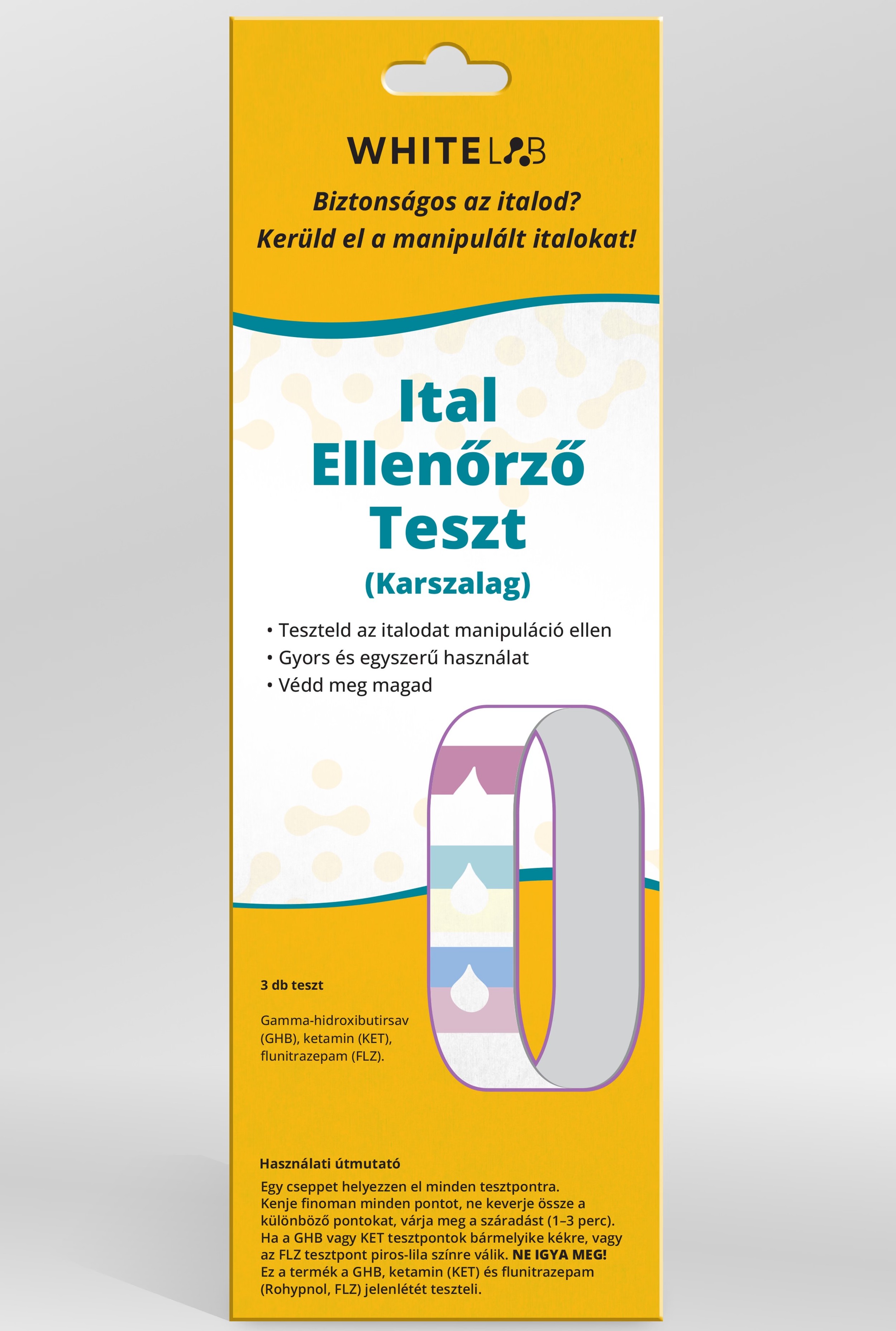 Ital Ellenőrző Karkötő 3x Whitelab